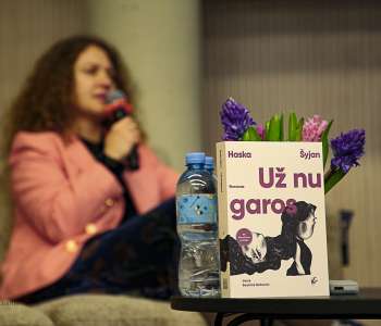 Haska Shyyan at Vilnius Book Fair